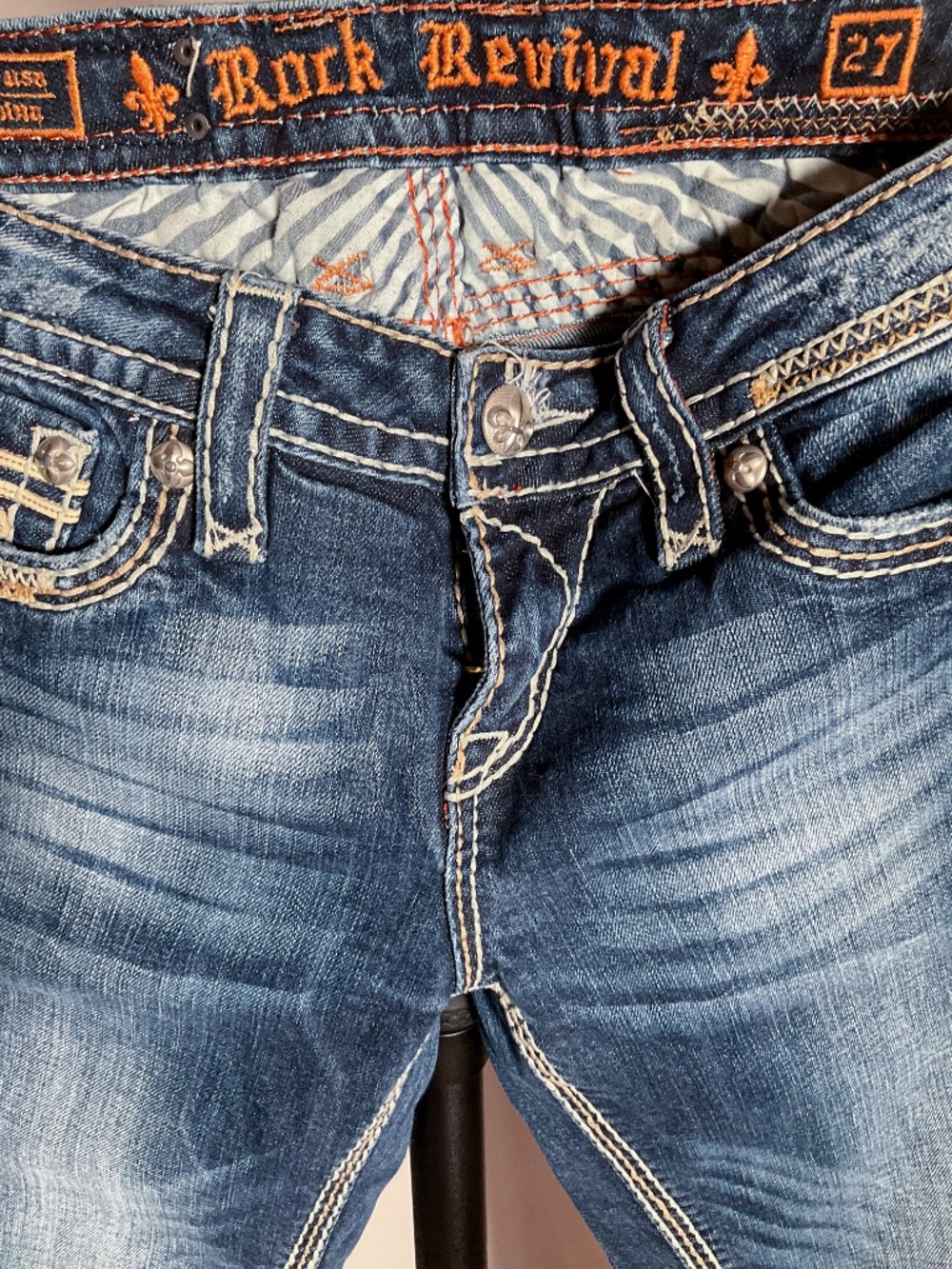 Rock Revival Women's Jeans | Size 27 | Kai Easy Boot - Picture 3 of 6